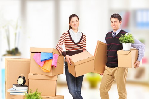 Removal van prepared for a residential or office move near Pimlico