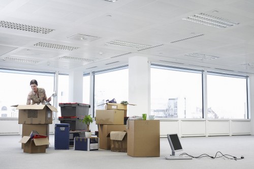 Local van service supporting a flat move in central London